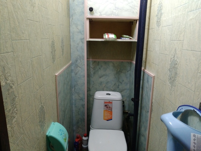 Ремонт туалета в Мурманске. Фото до ремонта туалета под ключ в Мурманске